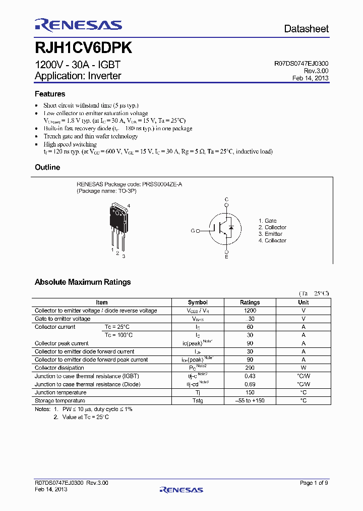 RJH1CV6DPK_7031969.PDF Datasheet
