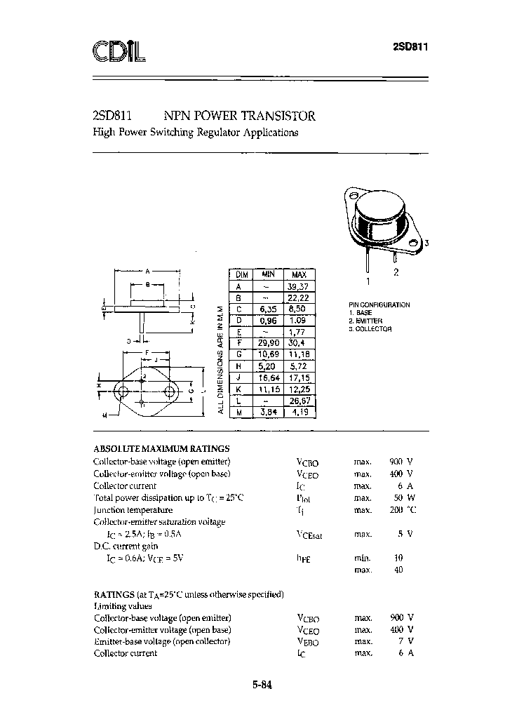 2SD811_7020356.PDF Datasheet