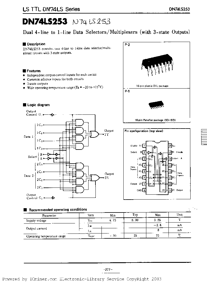 DN74LS253S_7025525.PDF Datasheet