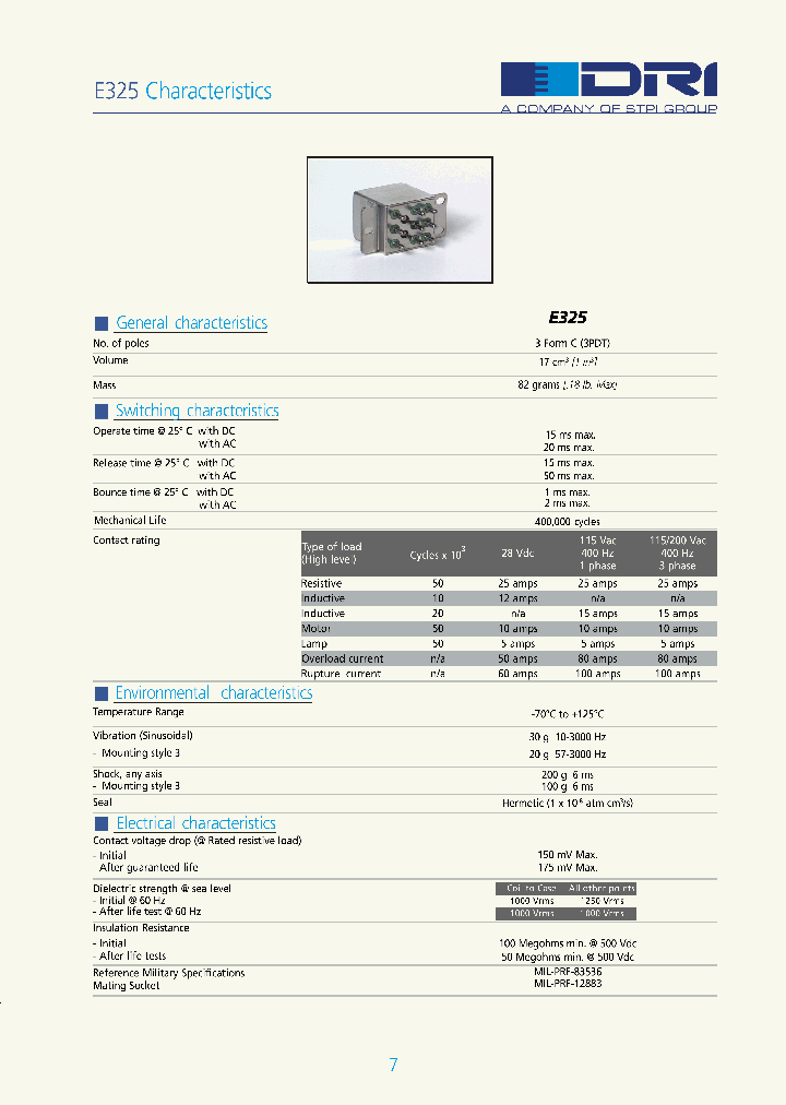 DRIRELAYSINC-ES325G3JD_7029143.PDF Datasheet