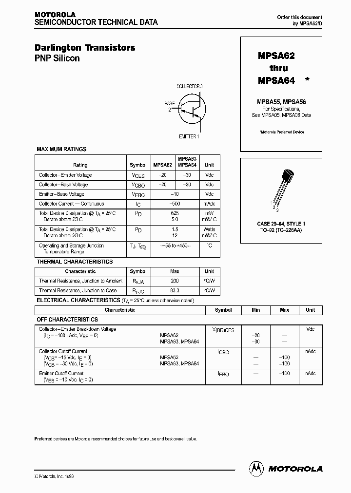 MPSA63_7031739.PDF Datasheet