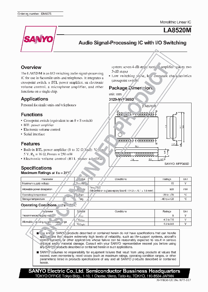 LA8520M_7035426.PDF Datasheet