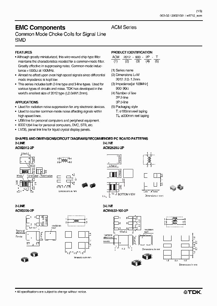 ACM2520U-201-2P-T_7035305.PDF Datasheet