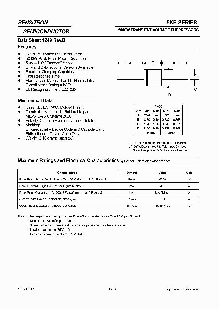 5KP33C-T3_7033443.PDF Datasheet