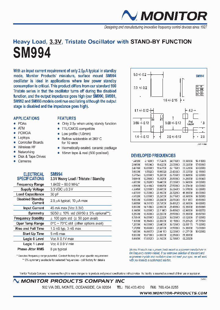 SM99421B5A26660000MHZ_7032106.PDF Datasheet