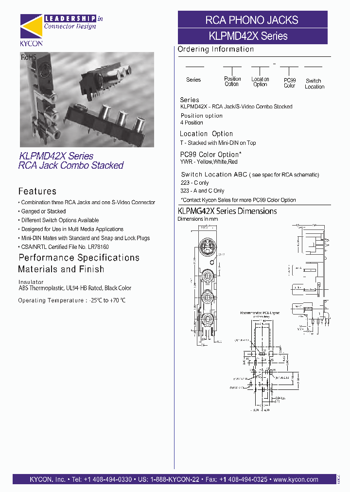 KLPMD42X-4T-YWR323_7030993.PDF Datasheet