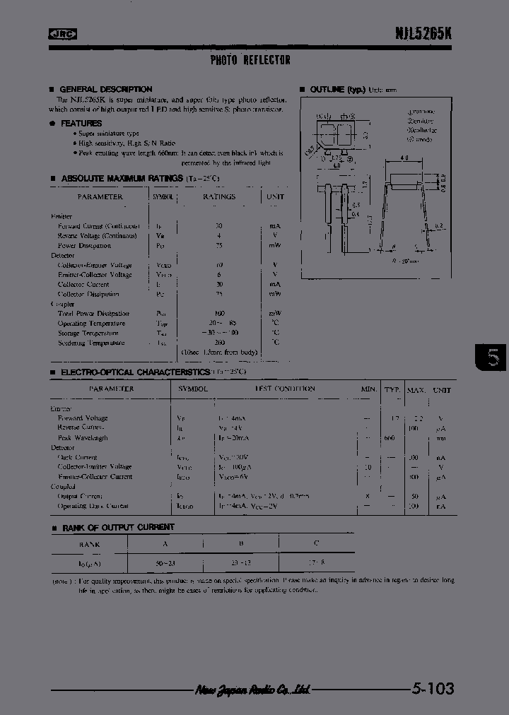 NJL5265K-C_7030090.PDF Datasheet