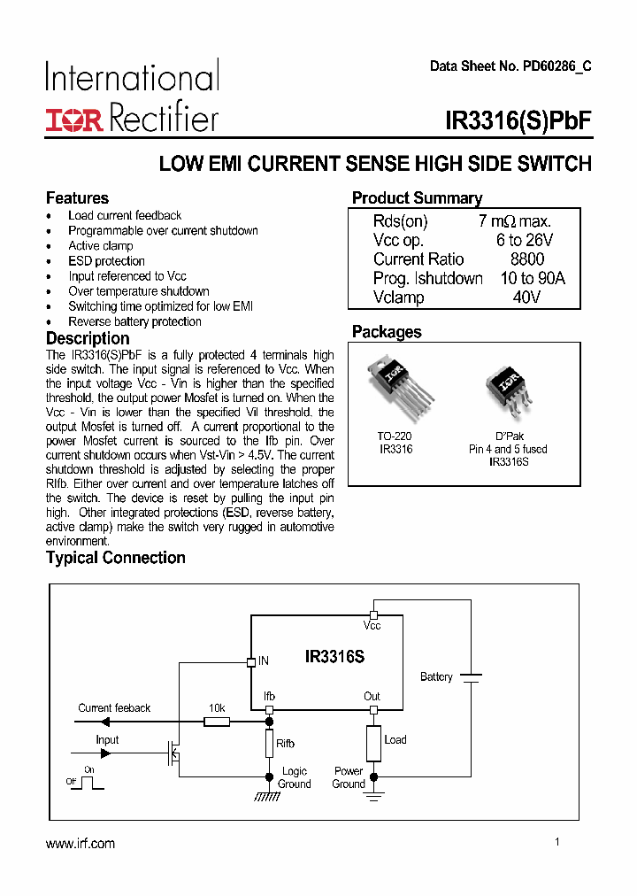 IR3411SPBF_7036616.PDF Datasheet