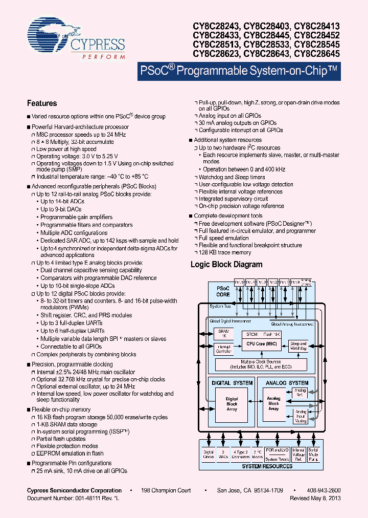 CY8C28533_7037341.PDF Datasheet
