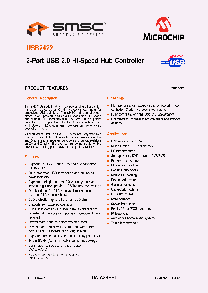 USB2422_7036760.PDF Datasheet