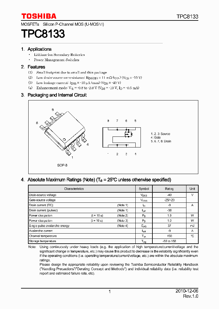 TPC8133_7036602.PDF Datasheet