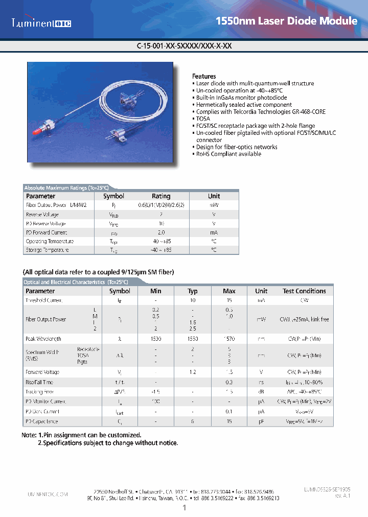 C-15-001-PB-SFC2-O-G5_7031693.PDF Datasheet