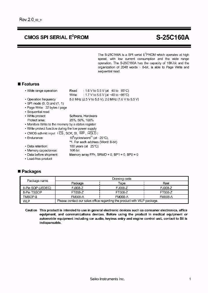 S-25C160A0I-H8TXS3_7041068.PDF Datasheet