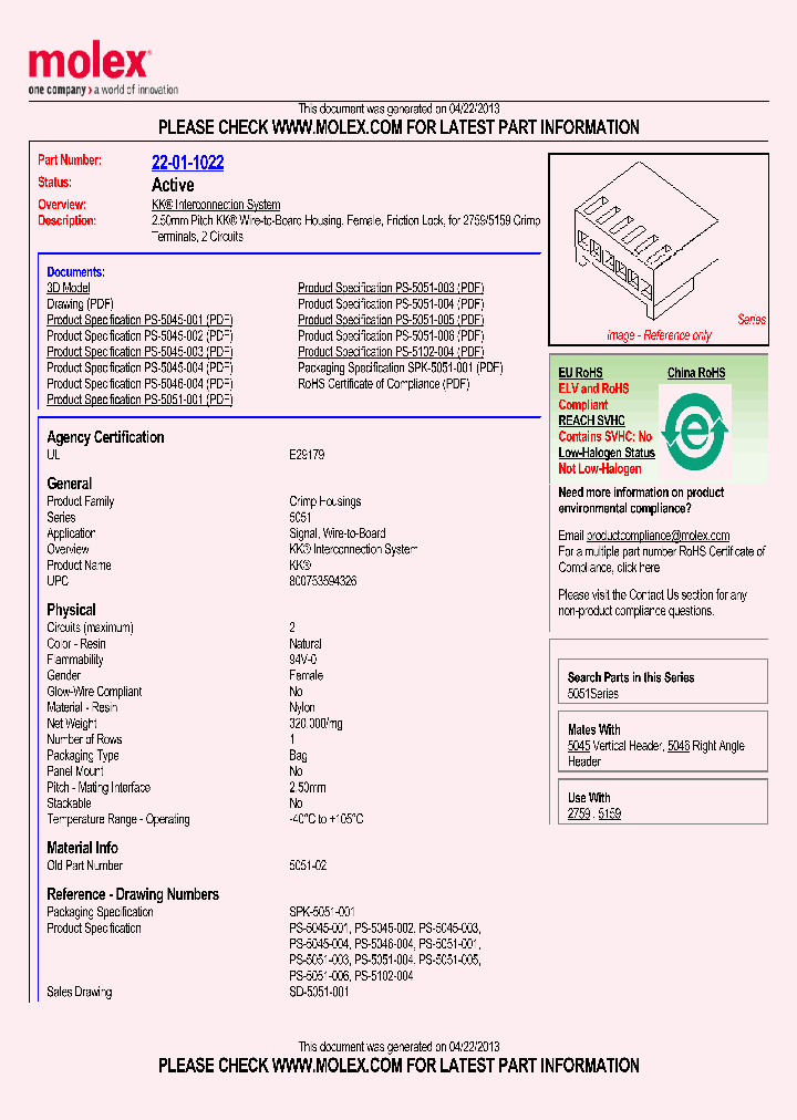 22-01-1022_7041700.PDF Datasheet