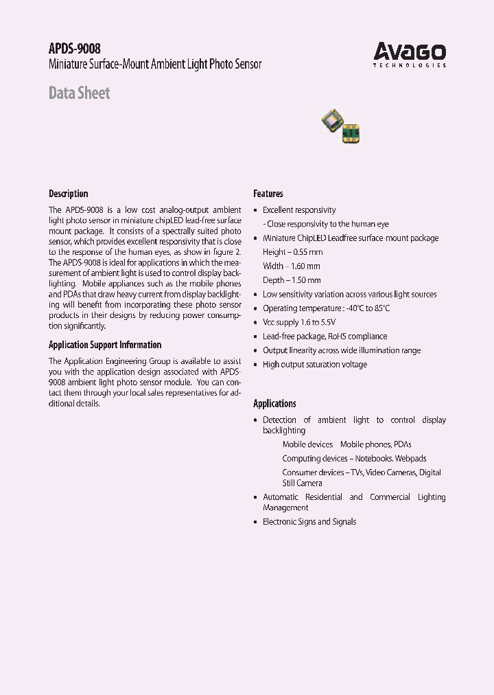 APDS-900809_7042442.PDF Datasheet