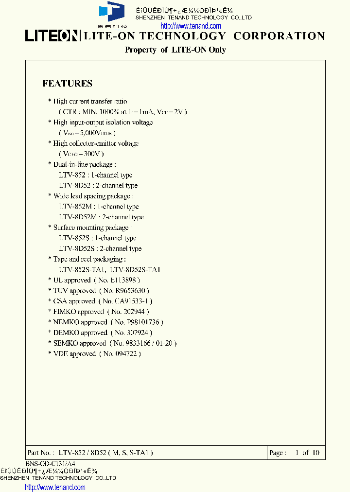 LTV-8D52S-TA1_7044526.PDF Datasheet