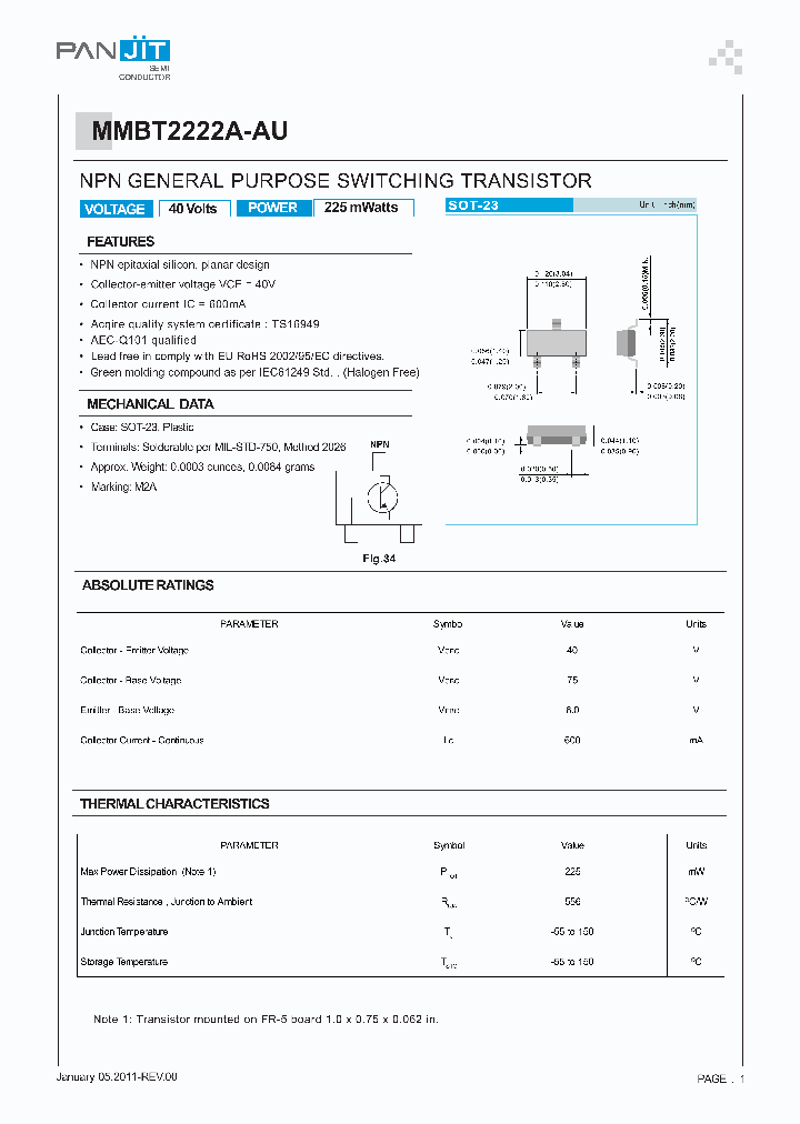 MMBT2222A-AUA110001_7046215.PDF Datasheet