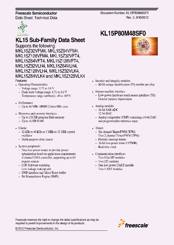 MKL15Z32VFT4_7044066.PDF Datasheet
