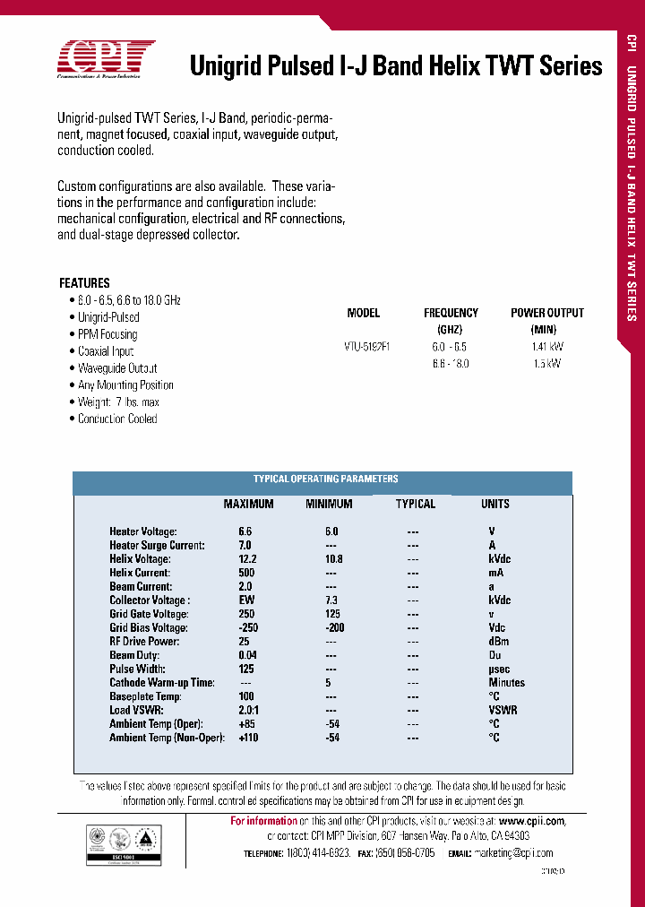 VTU-5192F1_7047979.PDF Datasheet