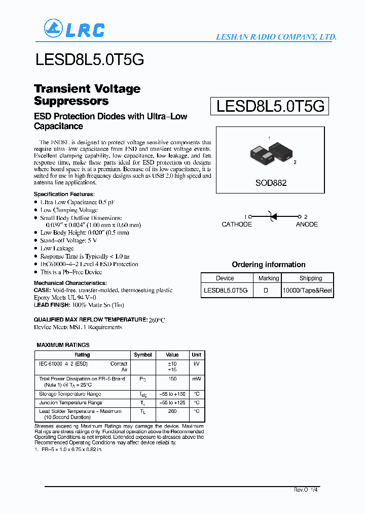 LESD8L50T5G_7046000.PDF Datasheet