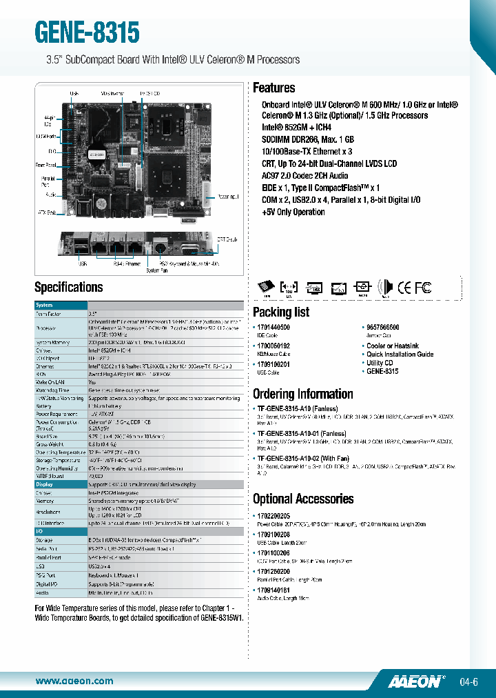 GENE-8315_7049202.PDF Datasheet