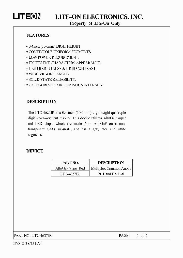 LTC-4627JRDP_7054798.PDF Datasheet