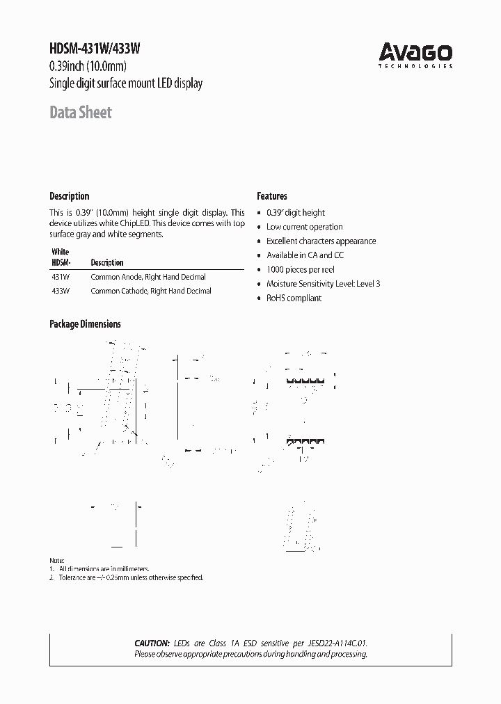 HDSM-431W_7054058.PDF Datasheet