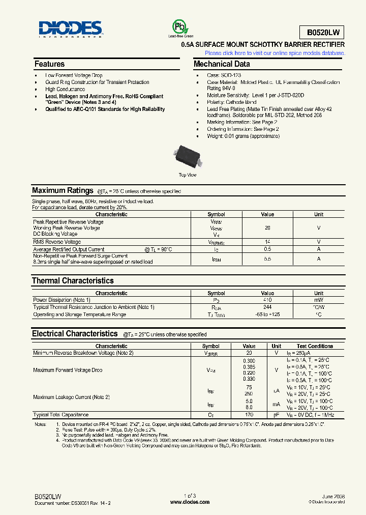 B0520LW-FDITR_7057308.PDF Datasheet