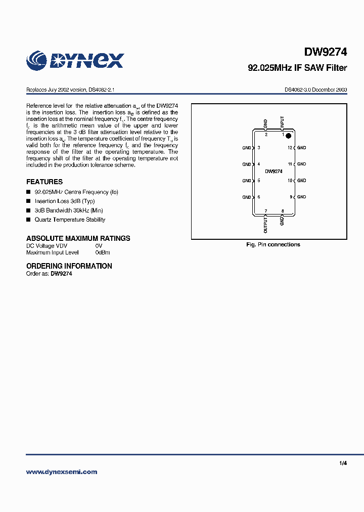DW9274_7045508.PDF Datasheet