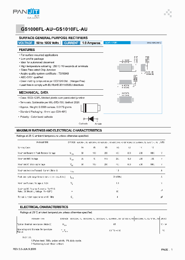 GS1000FL-AUA110001_7061077.PDF Datasheet