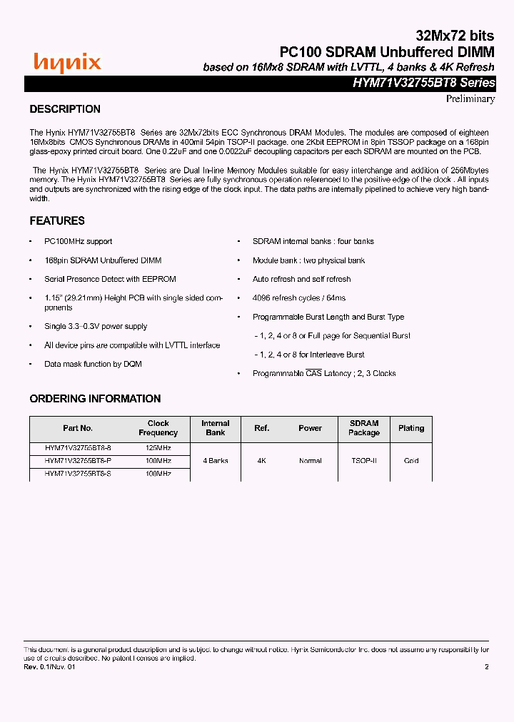 HYM71V32755BT8_7038413.PDF Datasheet