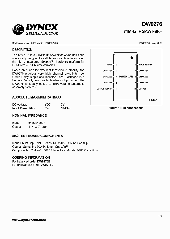 DW9276_7045509.PDF Datasheet