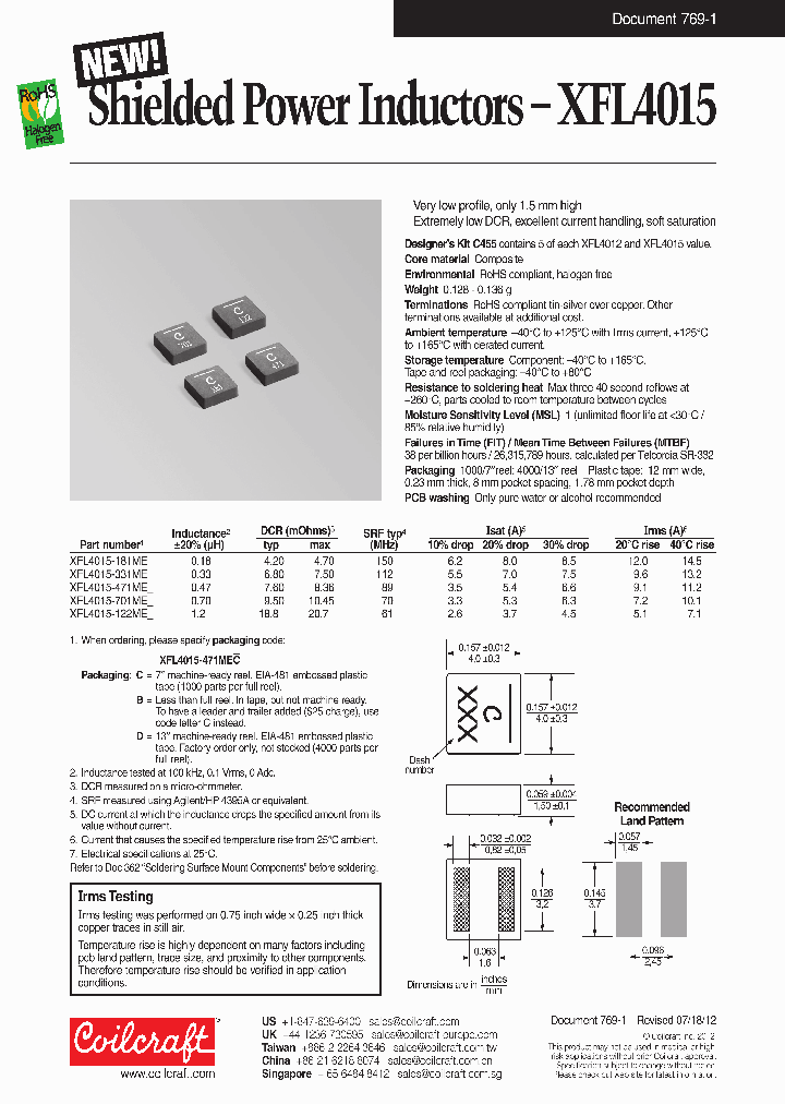 XFL4015-181ME_7064988.PDF Datasheet