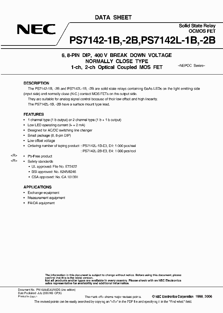 PS7142-2B-A_7049343.PDF Datasheet