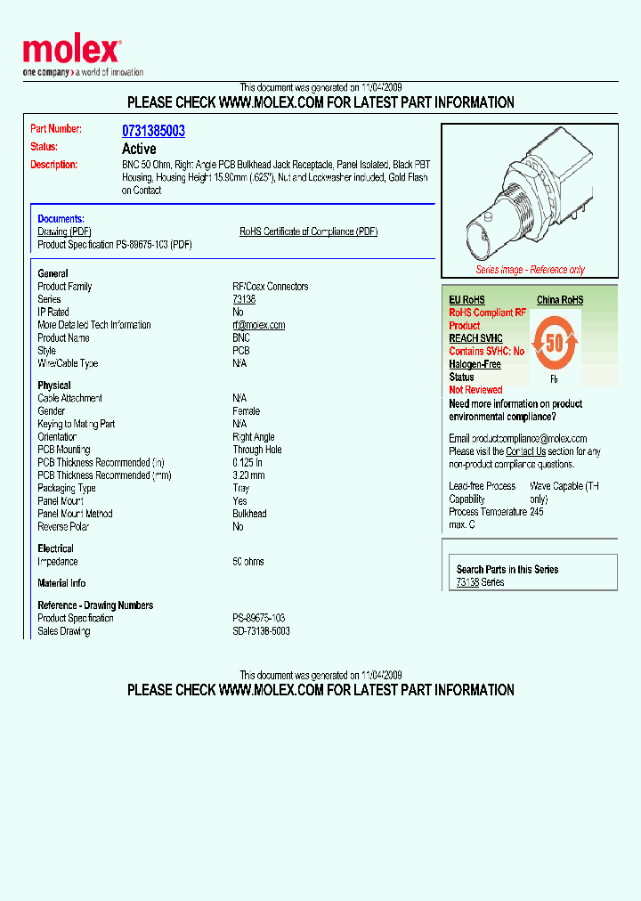 0731385003_7055691.PDF Datasheet
