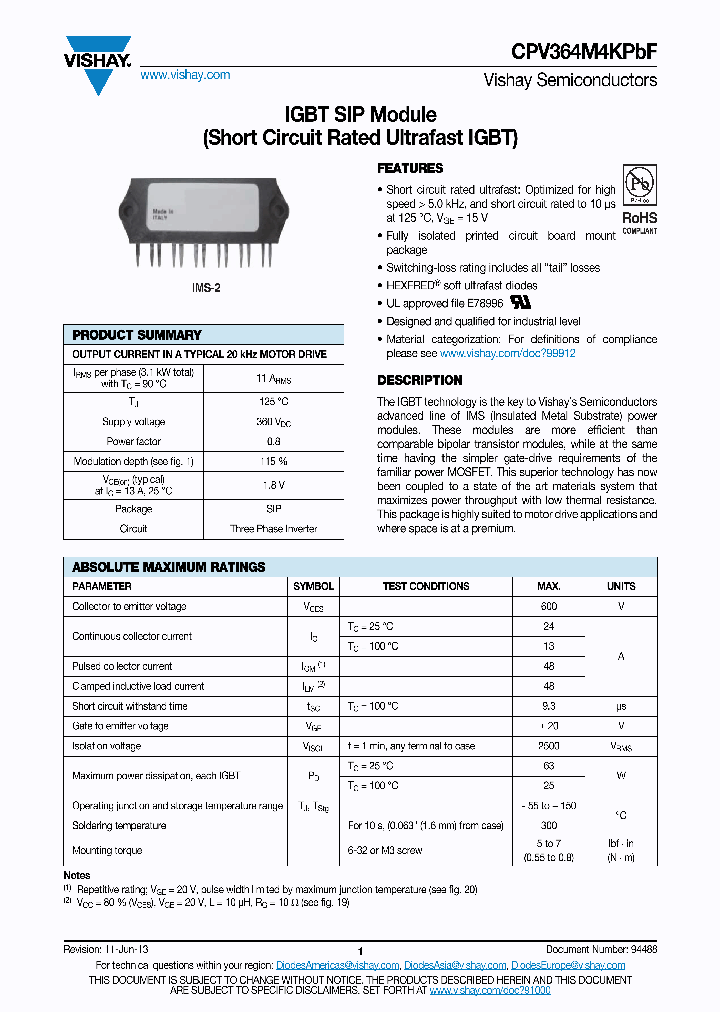 CPV364M4K_7052846.PDF Datasheet