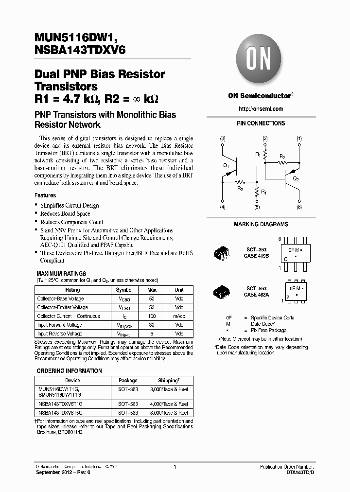 NSBA143TDXV6T5G_7073738.PDF Datasheet