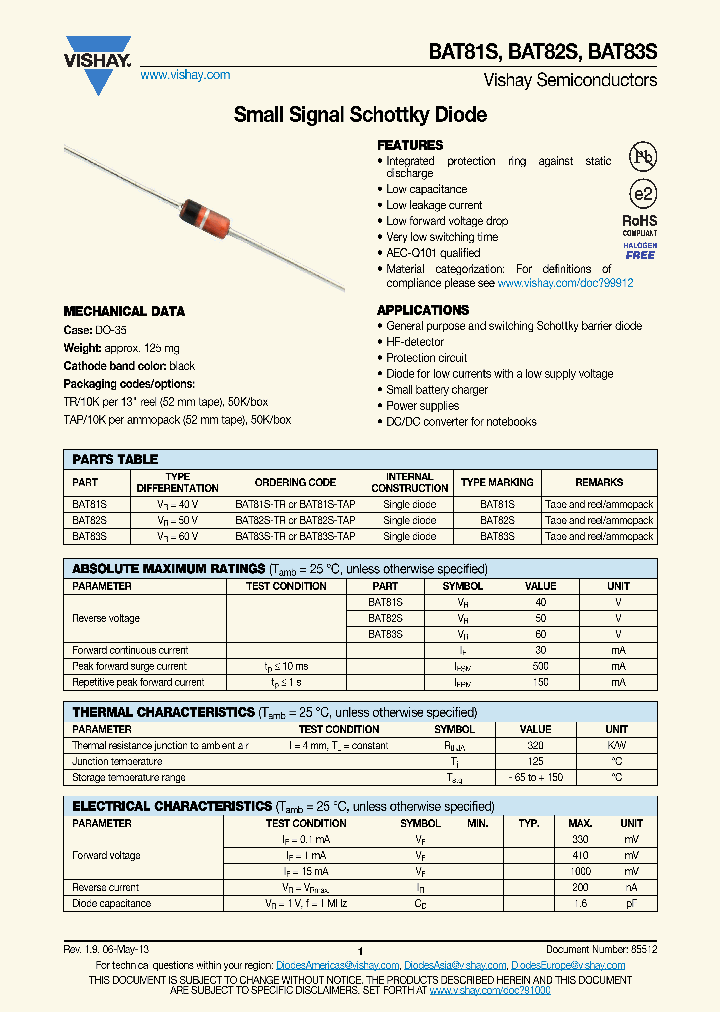 BAT82S-TAP_7054468.PDF Datasheet