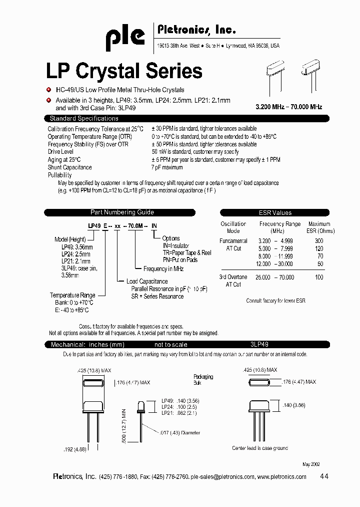 PLETRONICSINC-LP24E-SR-700M-PN_7058298.PDF Datasheet