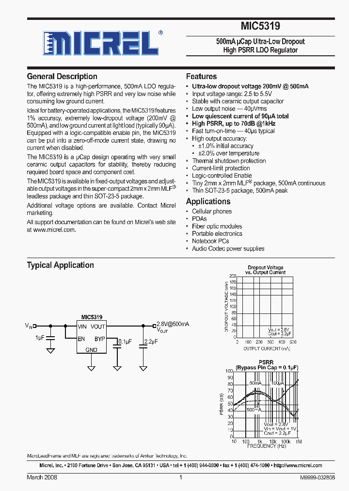 MIC5319-27YMLTR_7055965.PDF Datasheet