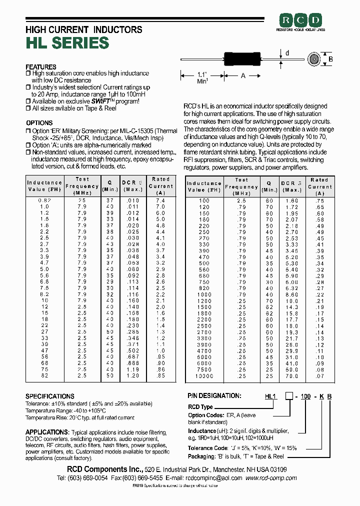 RCDCOMPONENTSINC-HL1-R82-KB_7061922.PDF Datasheet