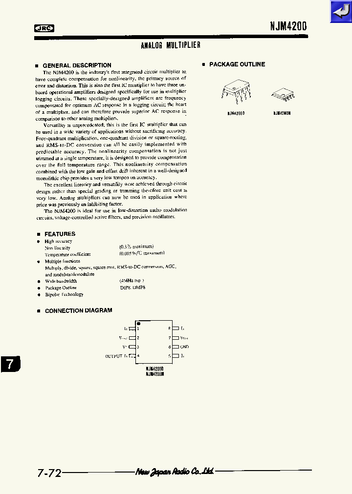 NJM4200M-TE3_7064804.PDF Datasheet