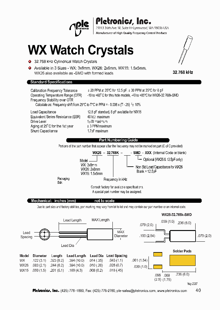 WX15-32768K-8PF_7067096.PDF Datasheet
