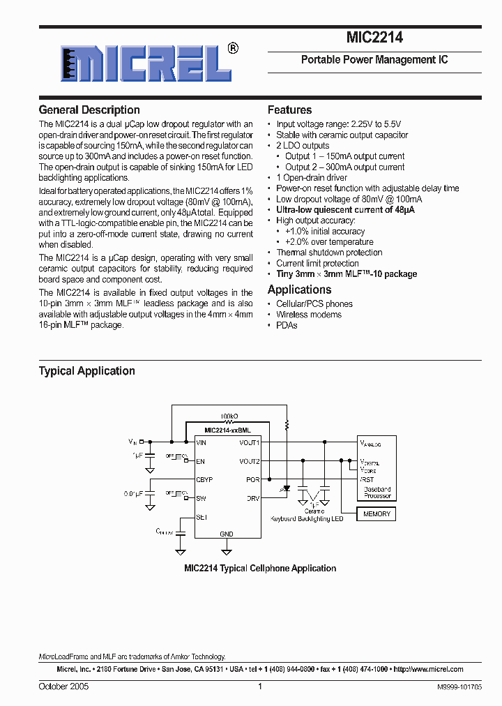 MIC2214-LPBMLTR_7064302.PDF Datasheet