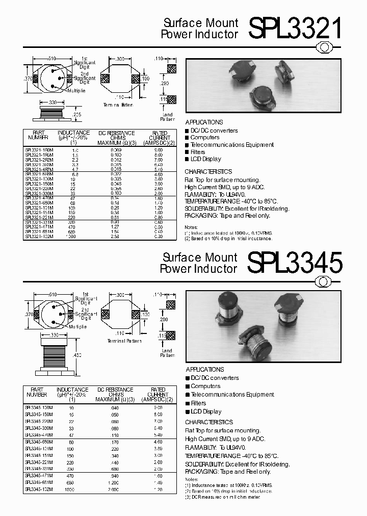 SPL3345-151M_7068004.PDF Datasheet