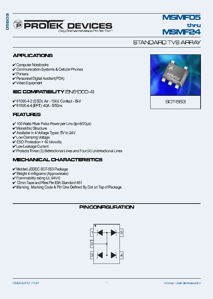 MSMF05-LF-T7_7066298.PDF Datasheet