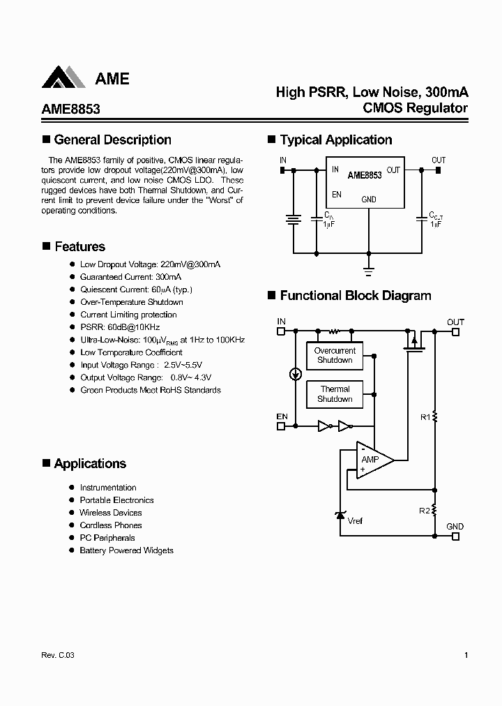 AME8853AIV080K_7087107.PDF Datasheet