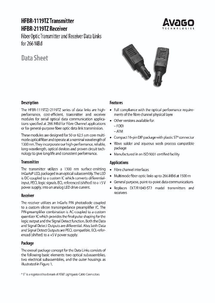 HFBR-1119TZ_7088866.PDF Datasheet