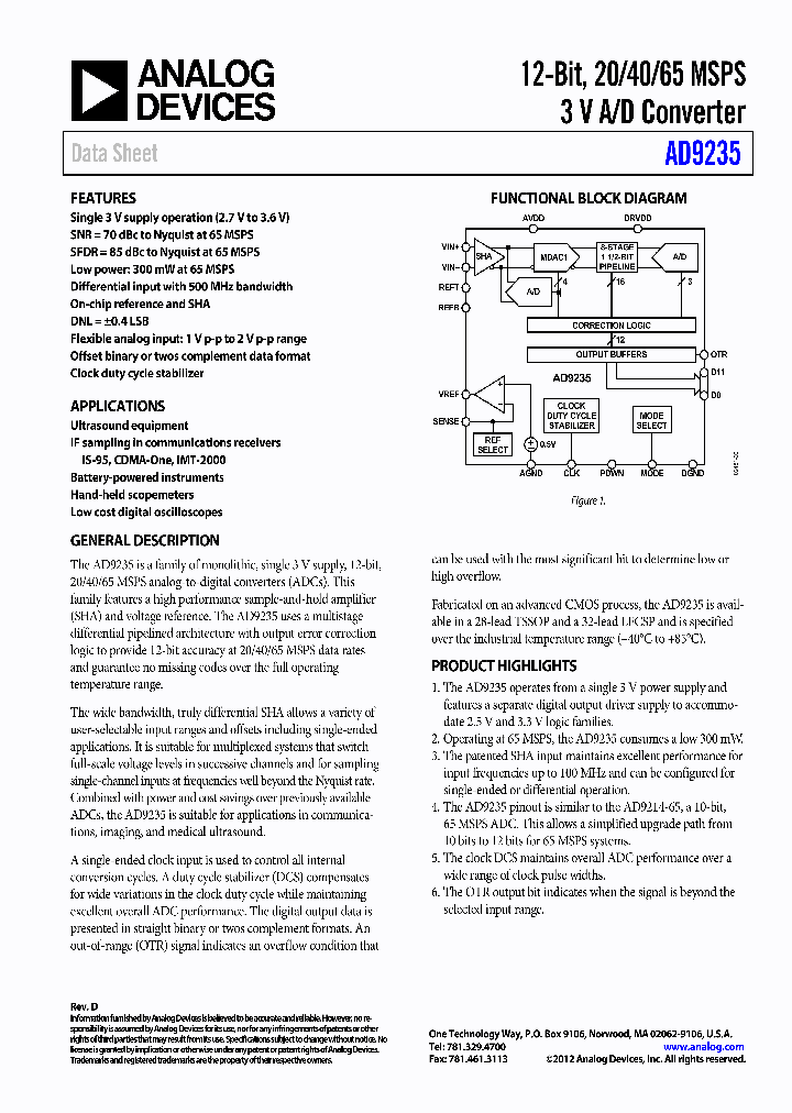 AD9235BRURL7-40_7090083.PDF Datasheet