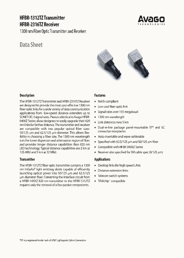 HFBR-1312TZ_7088867.PDF Datasheet
